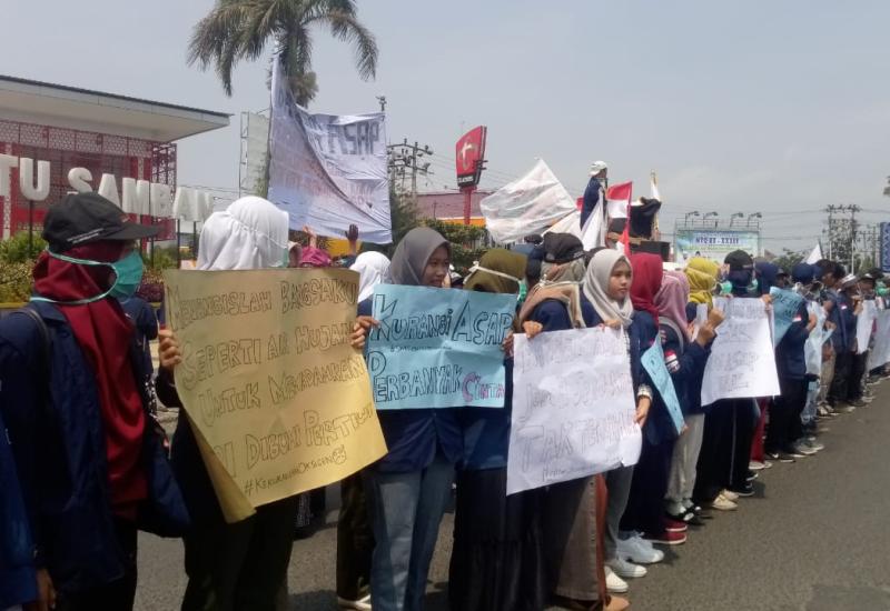 Mahasiswa Bengkulu Tuntut Sikap Tegas Pemerintah Mengenai Karhutla