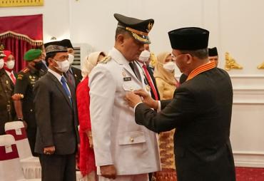 Resmi Dilantik OLeh Gubernur, Heriyandi Roni Jabat Pj Bupati Bengkulu Tengah 