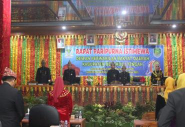 DPRD Bengkulu Tengah Gelar Rapat Paripurna Istimewa Peringatan Hut Ke 15 Bengkulu Tengah